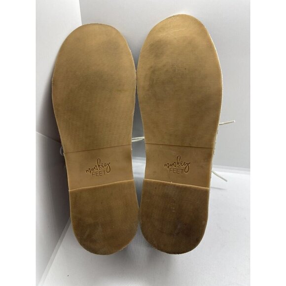 Monkey Feet Metallic Bronze Copper Lace UP Moccasin Leather Boots Womens Size 10 - Picture 6 of 9